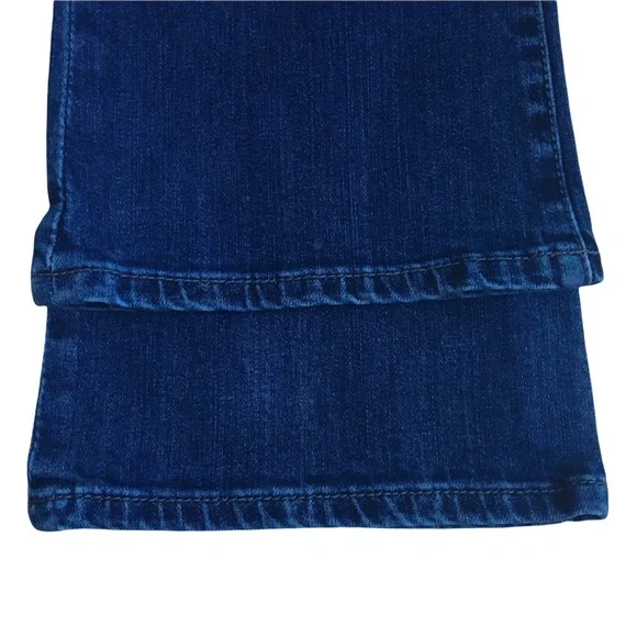 KUT From The Kloth Boot Cut Flap Pockets Dark Wash Blue Denim Jeans Size 6 - Picture 15 of 17